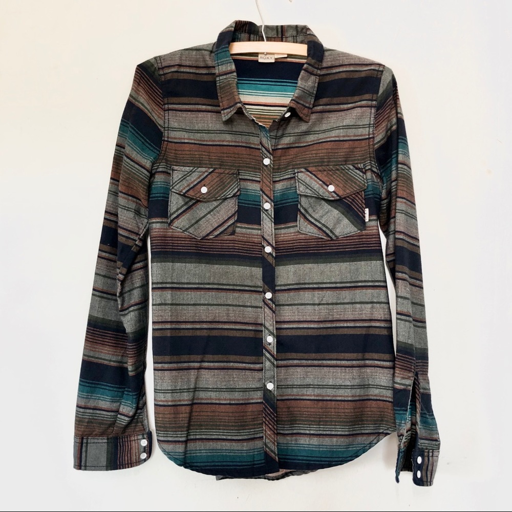 Roxy Long-sleeved women’s buttondown